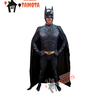 BATMAN CLÁSICO NEGRO CON CINTURÓN ESTAMPADO🦇 🦸 (ARRIENDO)