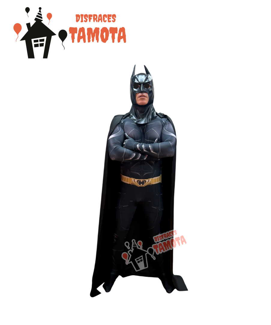 BATMAN CLÁSICO NEGRO CON CINTURÓN ESTAMPADO🦇 🦸 (ARRIENDO) - Imagen 4