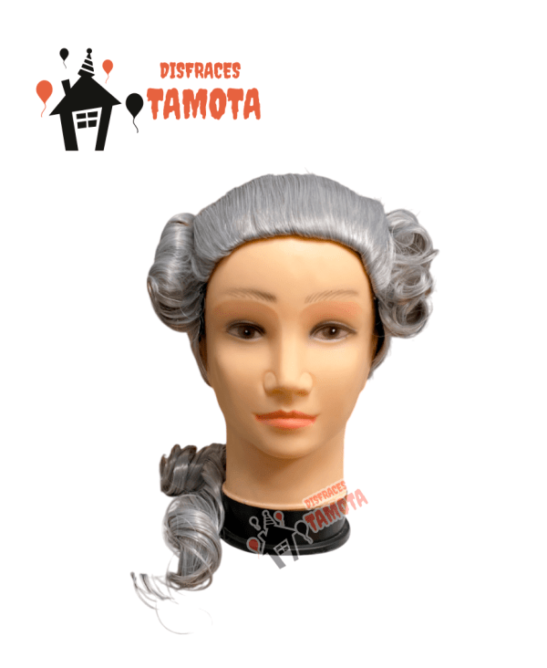 PELUCA ROCOCÓ GRIS _ CABEZA PEQUEÑA 👨‍⚖ (ARRIENDO)