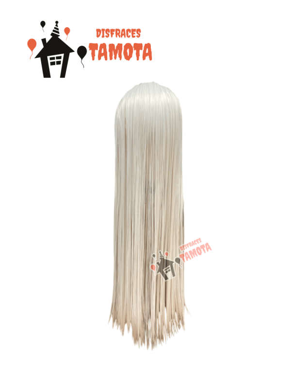 PELUCA BLANCA _ LARGA LISA🧝‍♀️🧝‍♂️(VENTA) - Imagen 2
