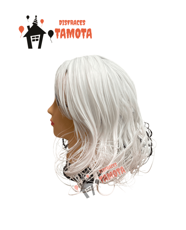 PELUCA MELENA BLANCO Y NEGRO 💁‍♀️👩‍🦰 (ARRIENDO) - Imagen 2