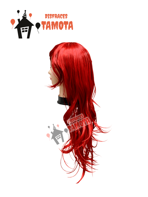 PELUCA ROJA CON CHASQUILLA LADO 💁‍♀️👩‍🦰 (VENTA) - Imagen 4