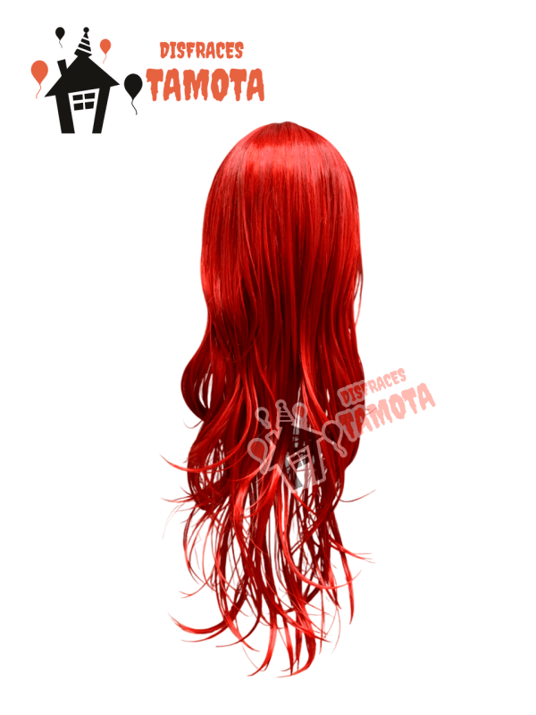 PELUCA ROJA CON CHASQUILLA LADO 💁‍♀️👩‍🦰 (VENTA) - Imagen 3