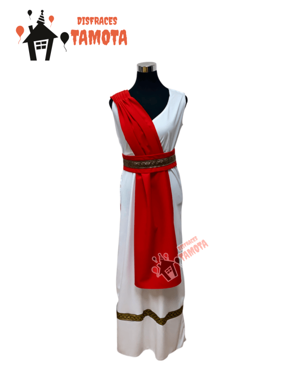 TOGA ROMANA/QUITÓN GRIEGO _ROJO MUJER _🏛️🇬🇷 ⚡🌪🌿👩 (ARRIENDO)