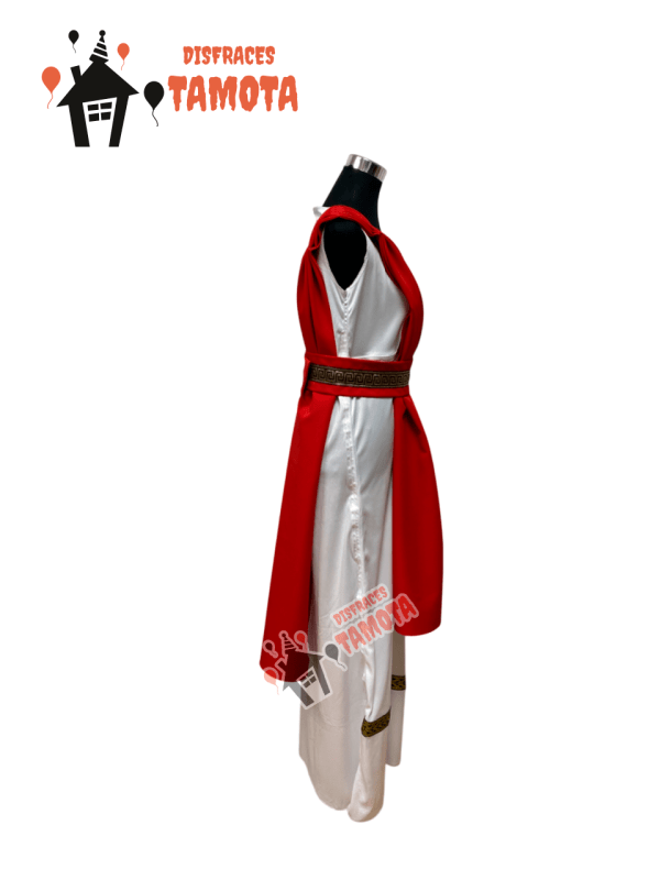 TOGA ROMANA/QUITÓN GRIEGO _ROJO MUJER _🏛️🇬🇷 ⚡🌪🌿👩 (ARRIENDO) - Imagen 3