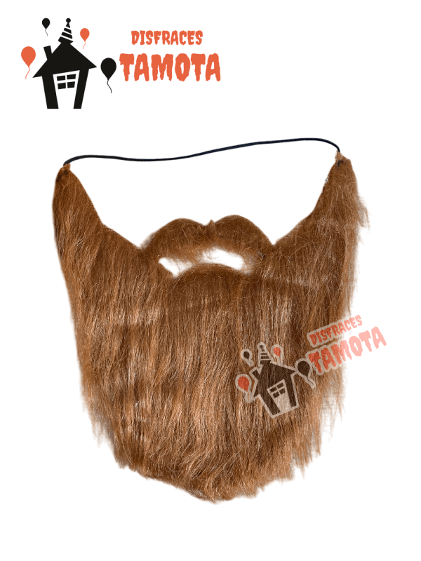 💰VENTA_  BARBA CON BIGOTE CAFÉ🥸 - Imagen 4