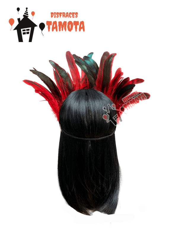 💰VENTA_  CORONA DE PLUMAS ROJO 🪶🪶 - Imagen 4
