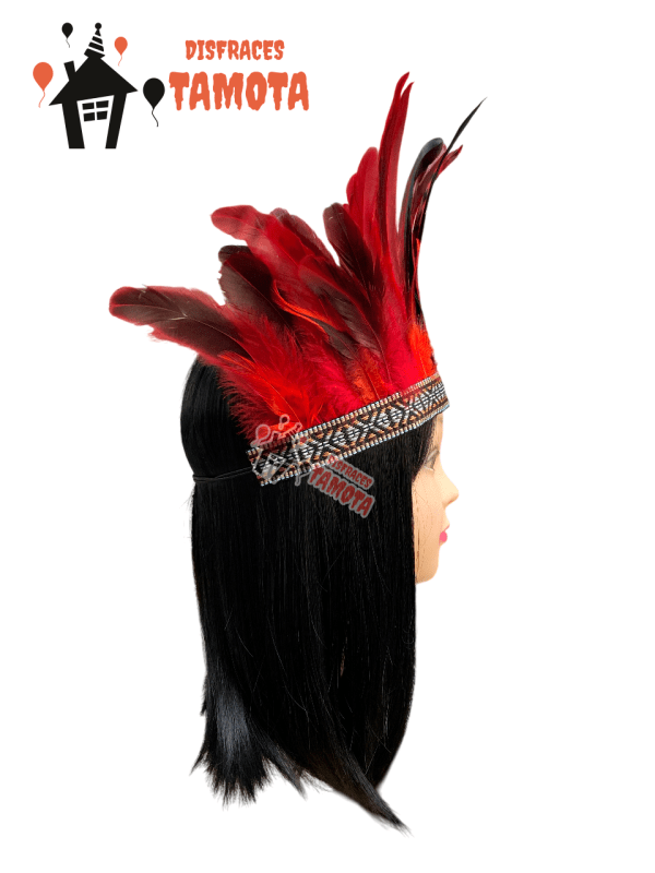 💰VENTA_  CORONA DE PLUMAS ROJO 🪶🪶 - Imagen 3