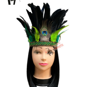 💰VENTA_  CORONA DE PLUMAS VERDES 🪶🪶