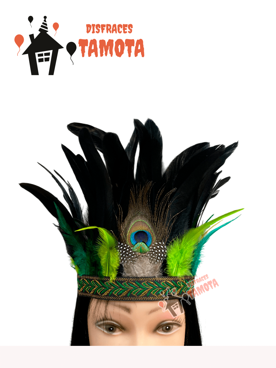 💰VENTA_ CORONA DE PLUMAS VERDES 🪶🪶 - Imagen 5