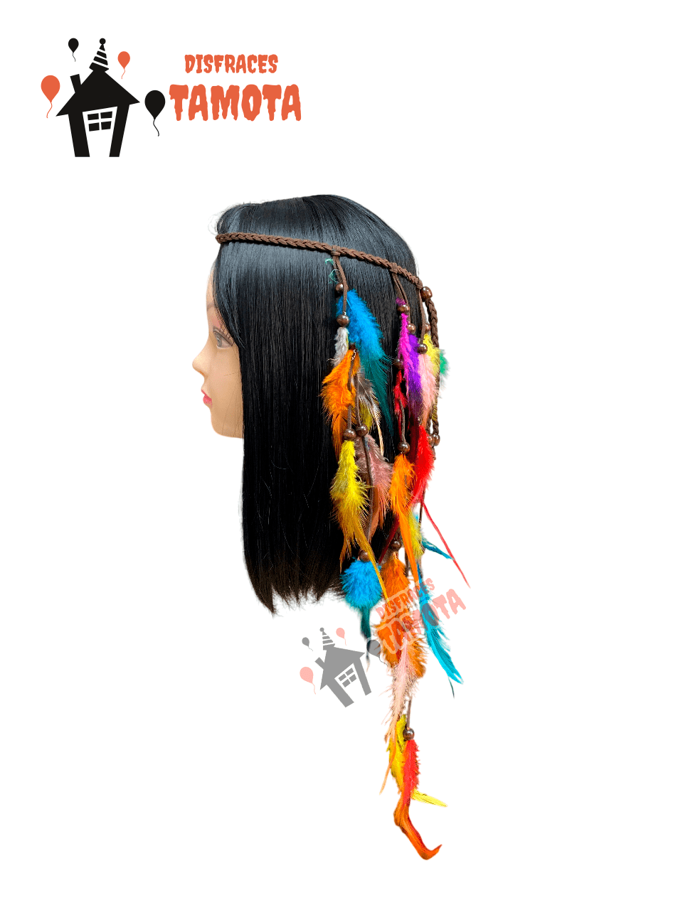 💰VENTA_ DIADEMA MULTICOLOR LARGA 🪶🪶 - Imagen 4