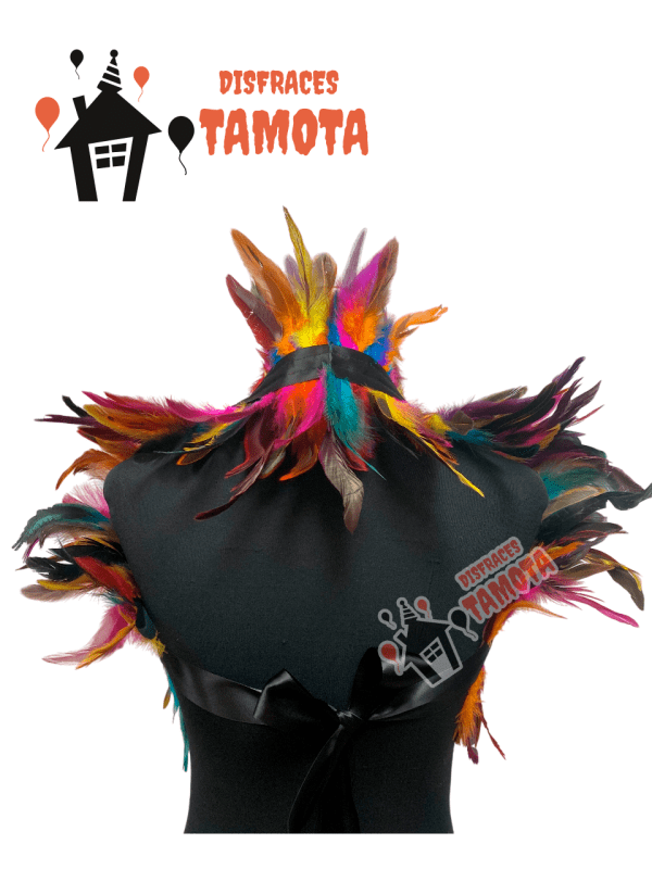 💰VENTA_  PLUMA DE HOMBROS MULTICOLOR🪶🪶 - Imagen 7