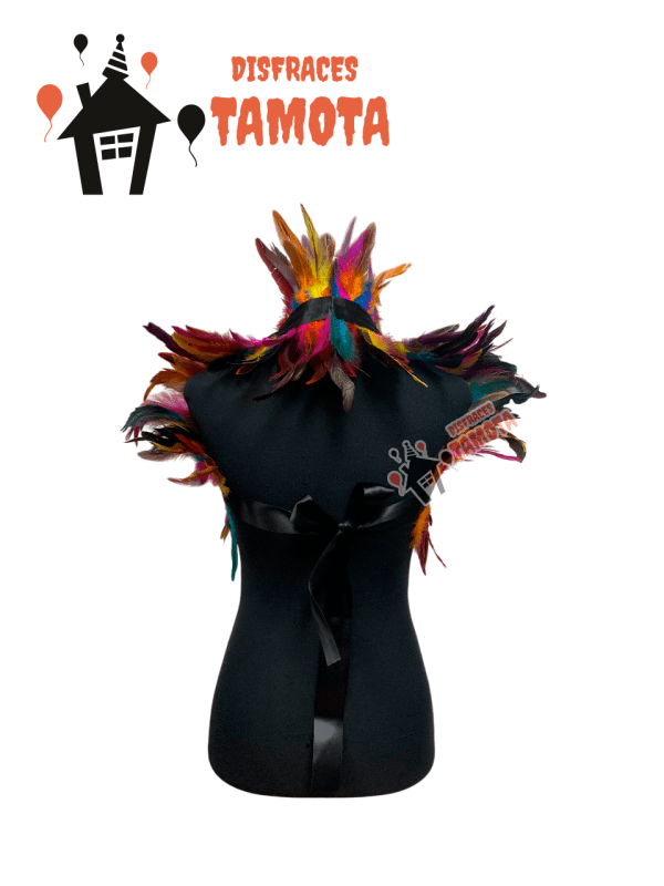 💰VENTA_  PLUMA DE HOMBROS MULTICOLOR🪶🪶 - Imagen 5