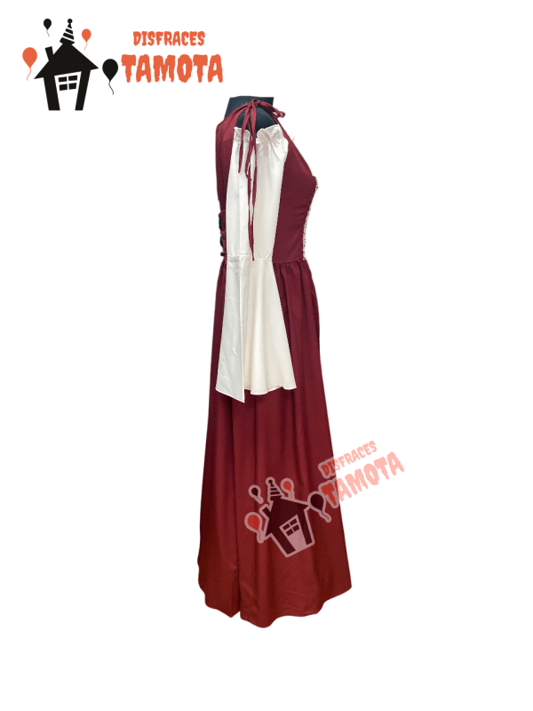 ÉPOCA MEDIEVAL _ VESTIDO BURDEO 👒(ARRIENDO) - Imagen 5