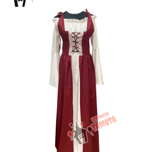 ÉPOCA MEDIEVAL _ VESTIDO BURDEO 👒(ARRIENDO)