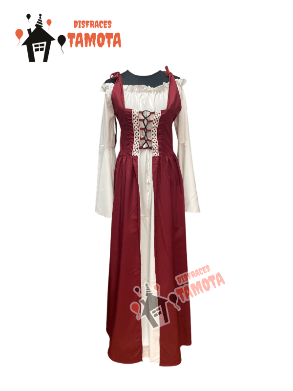 ÉPOCA MEDIEVAL _ VESTIDO BURDEO 👒(ARRIENDO)